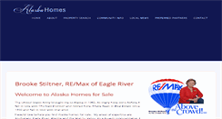 Desktop Screenshot of alaskahomesbybrooke.com